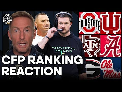 Klatt’s reaction to the first College Football Playoff Rankings of the season