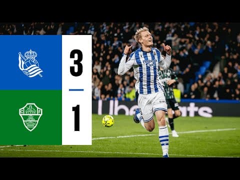 HIGHLIGHTS | LaLiga 25-26 | J23 | Real Sociedad 3-1 Elche CF