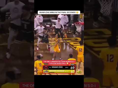 Miami (OH) is now 29-0 😳