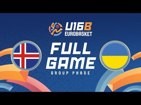 LIVE - Great Britain v Sweden | FIBA U16 EuroBasket Division B 2025 | Group Phase