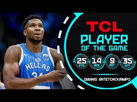 Giannis Antetokounmpo (25 PTS) | TCL Player Of The Game | ESP 🇪🇸 vs GRE 🇬🇷 | FIBA EuroBasket 2025