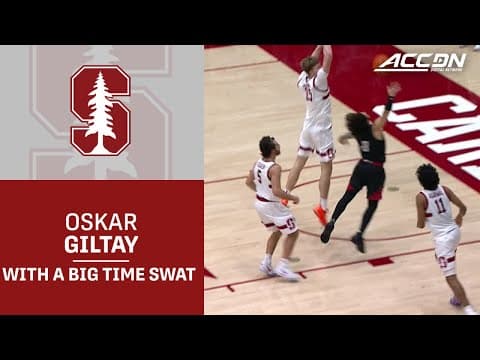 Stanford's Oskar Gitay With A Big Time Swat