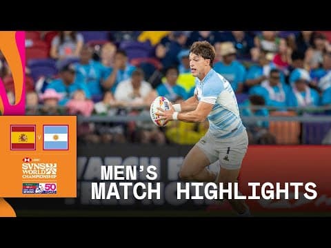 NOTHING between them 👏 | Spain v Argentina | HSBC SVNS Hong Kong 2026 Match Highlights
