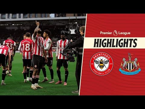 Thiago DOUBLE and Schade strike against Toon! | Brentford 3-1 Newcastle | Premier League Highlights