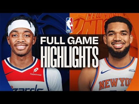 WIZARDS at KNICKS | FULL GAME HIGHLIGHTS | November 3, 2025