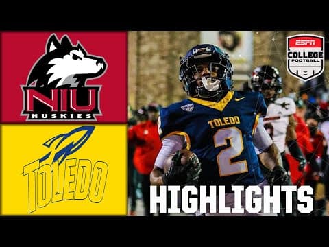 Northern Illinois Huskies vs. Toledo Rockets | Full Game Highlights | ESPN College Football