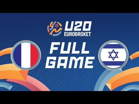 LIVE - France v Israel | FIBA U20 Women's EuroBasket 2025 | Round of 16