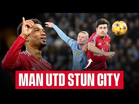 Manchester United SHOCK Manchester City at the Etihad Stadium! | Golazo Matchday | CBS Sports Golazo