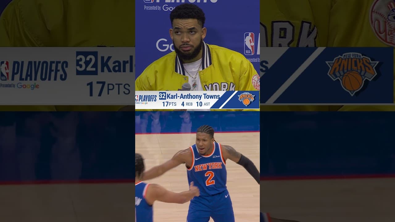 deuce on full display 😤 #nba #nyknicks #nbaplayoffs