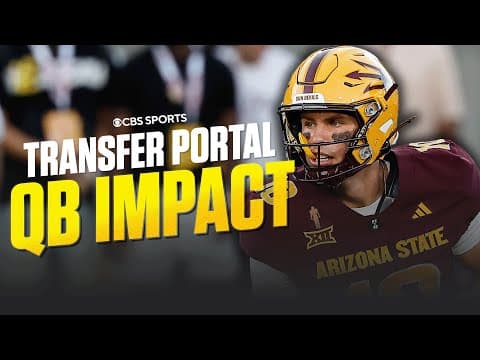 College Football Transfer Portal: QB's determined to have the biggest impact with new teams 💪