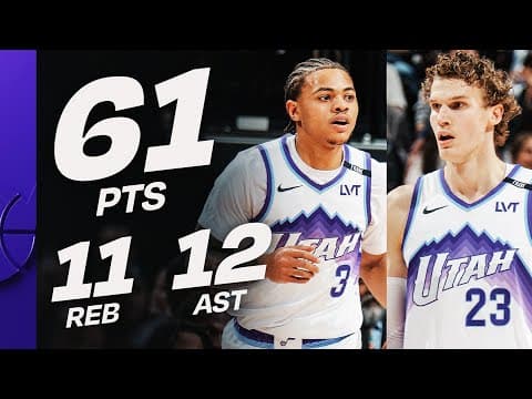 Keyonte George (31 PTS) & Lauri Markkanen (30 PTS) Were COOKING | December 26, 2025