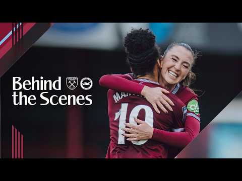 Asseyi Wins It for the Hammers! ⚒️ | West Ham Women 3-2 Brighton Women | Behind the Scenes 🎥