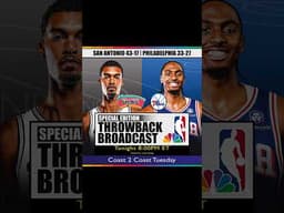 It's a Throwback NBA Broadcast with Bob Costas, Doug Collins, Mike Fratello, Jim Gray, Hannah Storm,