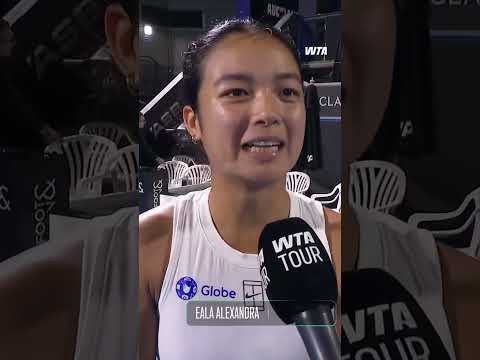 Home isn't a place, it's the people 🫶 Alex Eala #WTA #AlexEala #tennis
