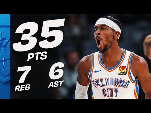 SGA WENT OFF For 35 PTS vs Grizzlies | November 9, 2025