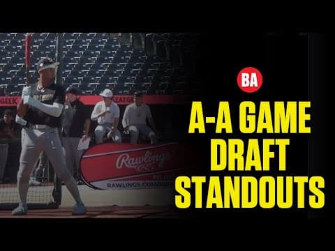 Under Armour All-American Game 2026 MLB Draft Standouts