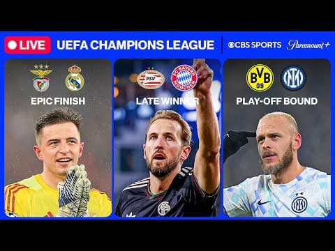 UEFA Champions League 24/7 ⭐ | MD8: Benfica, Bayern & MORE | Thursday 2/5 | CBS Sports Golazo