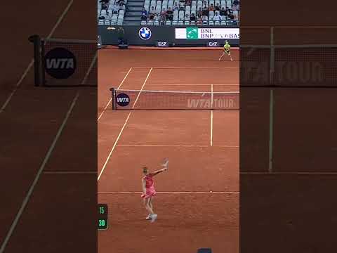 Viktorija Golubic is making her name known in Rome! 👏#WTA #IBI26 #ViktorijaGolubic