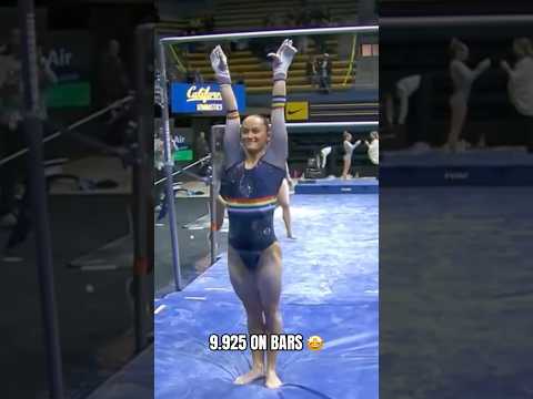 Tonya ATE tonight 🔥 #calbears #ncaagymnastics #collegegymnastics #gymnast #collegesports #sports