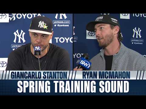 Giancarlo Stanton, Ryan McMahon on ramping up for 2026 at Yankees spring training