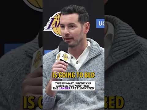 Coach is looking forward to this 🤣 💤 #nba #nbaplayoffs #lakers #jjredick