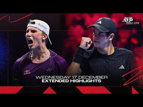 Day 1 Extended Highlights | 2025 Next Gen ATP Finals