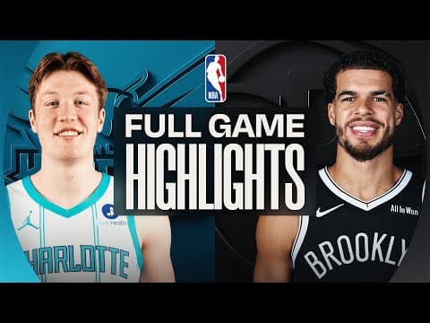 HORNETS at NETS | FULL GAME HIGHLIGHTS | December 1, 2025
