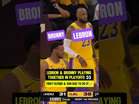 LeBron & Bronny BALLING in Playoffs😤