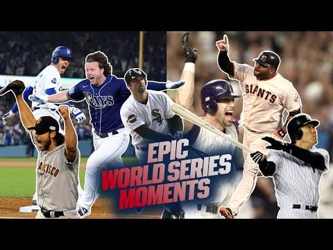 One EPIC moment from each of the last 25 World Series! (CLUTCH hitting, dominant pitching, more!) 🤯