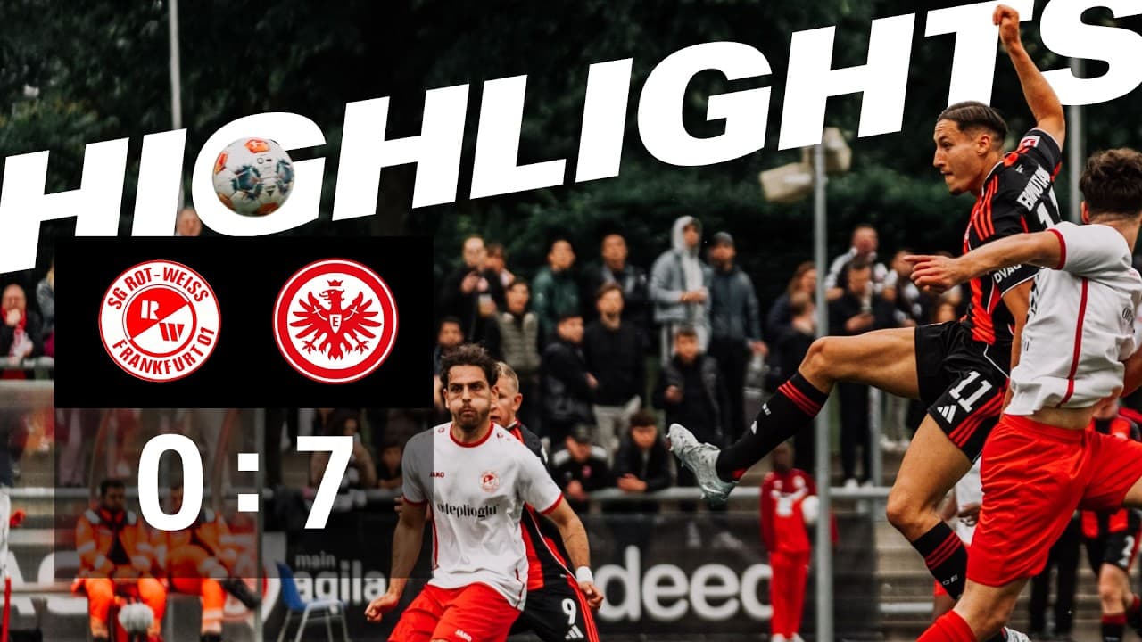 Youngster auf Torejagd I Highlights RW Frankfurt - Eintracht Frankfurt