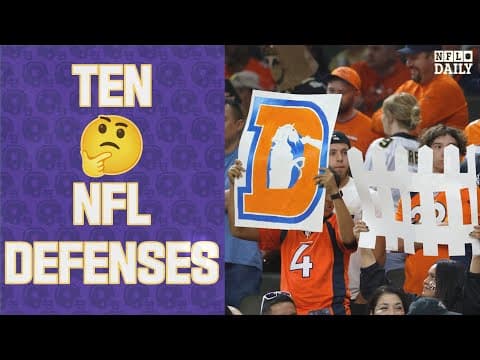 The 10 Most Interesting NFL Defenses of 2025 | NFL Daily with Gregg Rosenthal