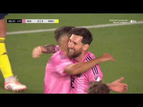 Messi DAGGER Clinches Game 1!! | Audi 2025 MLS Cup Playoffs