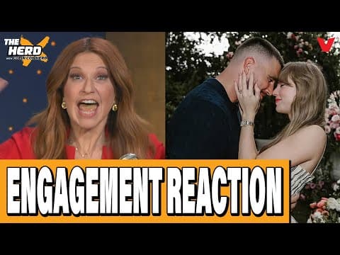 Taylor Swift & Travis Kelce engagement REACTION | THE HERD NFL