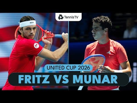 Taylor Fritz vs Jaume Munar Went To The Wire! | United Cup 2026 Highlights