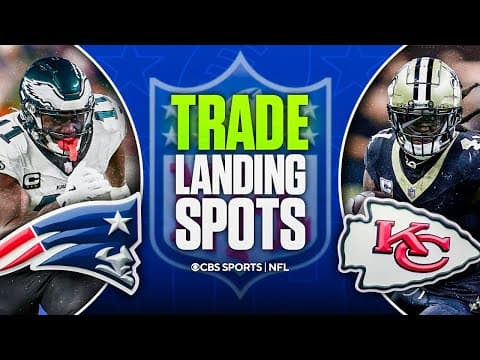 NFL Trade Deadline Potential Landing Spots: Alvin Kamara to Chiefs, AJ Brown to Patriots, & MORE 🚨