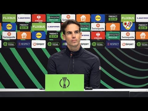 Íñigo Pérez tras el Slovan Bratislava 2 - Rayo Vallecano 1