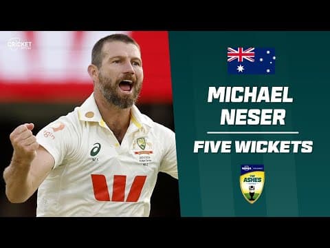Neser's fantastic five breaks Gabba Test open | Men's Ashes 2025-26