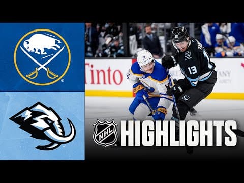 NHL Highlights | Sabres vs. Mammoth | November 12, 2025