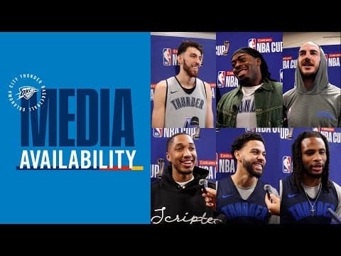 2025 NBA Cup Semifinals Practice Media Day | December 12, 2025 | OKC Thunder