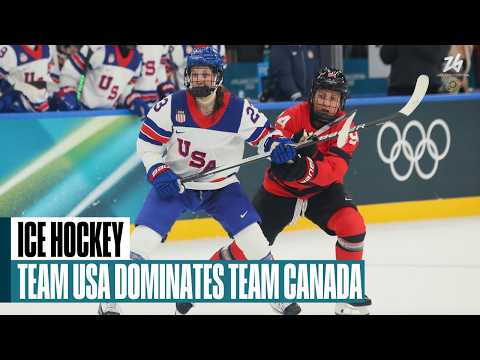 United States women's hockey dominates Canada 5-0