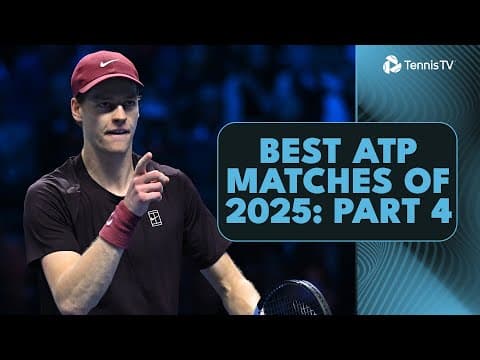 Alcaraz vs Sinner, Djokovic vs Musetti in Best ATP Tennis Matches Of 2025: Part 4