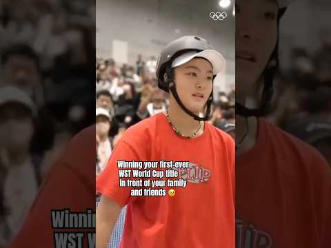 Matsumoto Ibuki wins her first-ever WST World Cup title in Japan 🥇 🛹 #Skateboarding | #RoadToLA