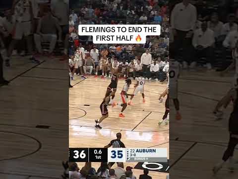 Kingston Flemings has 18 points in the first half 👀