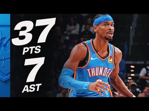 SGA Posts 37 PTS & 7 AST Against The Trail Blazers | November 23, 2025