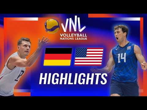 Germany🇩🇪 vs. USA🇺🇸 - Highlights | Week 1 | Men's VNL 2026