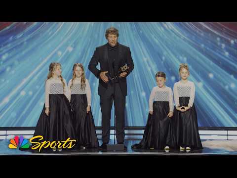 Matthew Stafford secures 2025 NFL MVP accompanied by his daughters | NFL on NBC