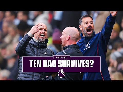 Erik ten Hag hangs on after crunch Man Utd meeting | Morning Footy | CBS Sports Golazo