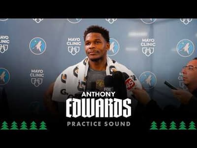 “Jaden Is So Skilled Offensively” | Anthony Edwards Practice Sound | 04.15.26