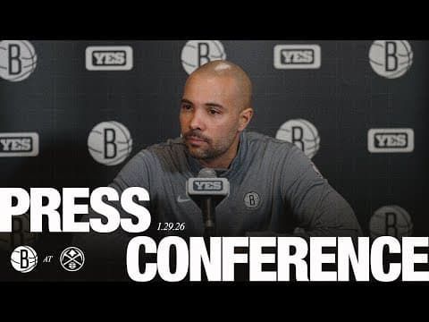 Jordi Fernández Postgame Press Conference vs Denver