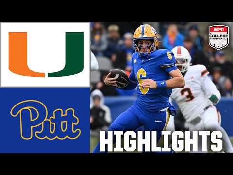 Miami Hurricanes vs. Pittsburgh Panthers | Full Game Highlights | ESPN College Football